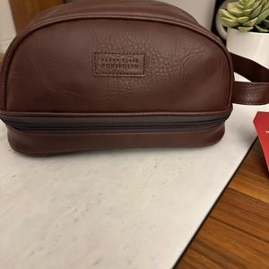 Perry Ellis Faux Leather Travel Kit